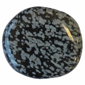 Pierre plate obsidienne