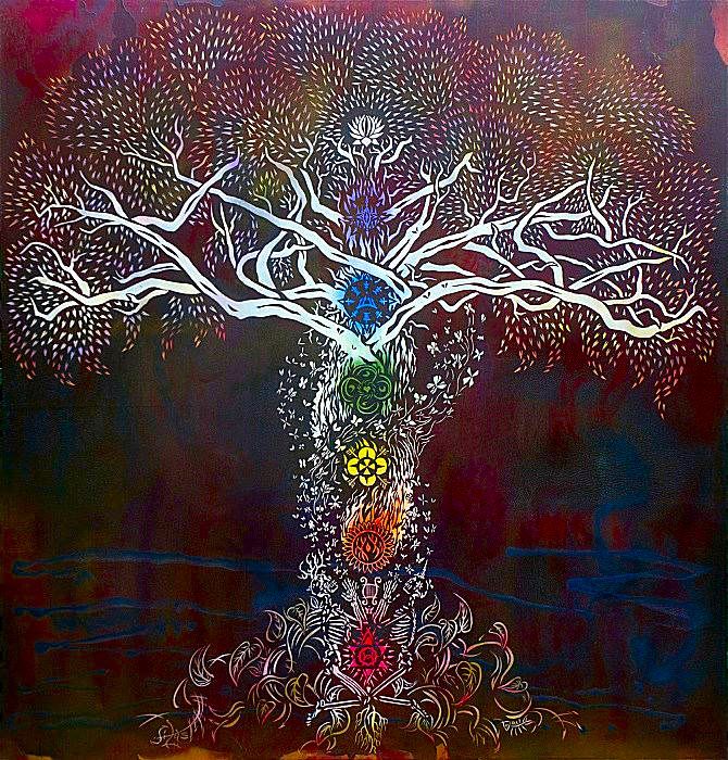 arbre de vie chakras