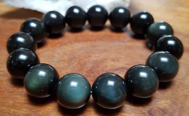 obsidienne bracelet