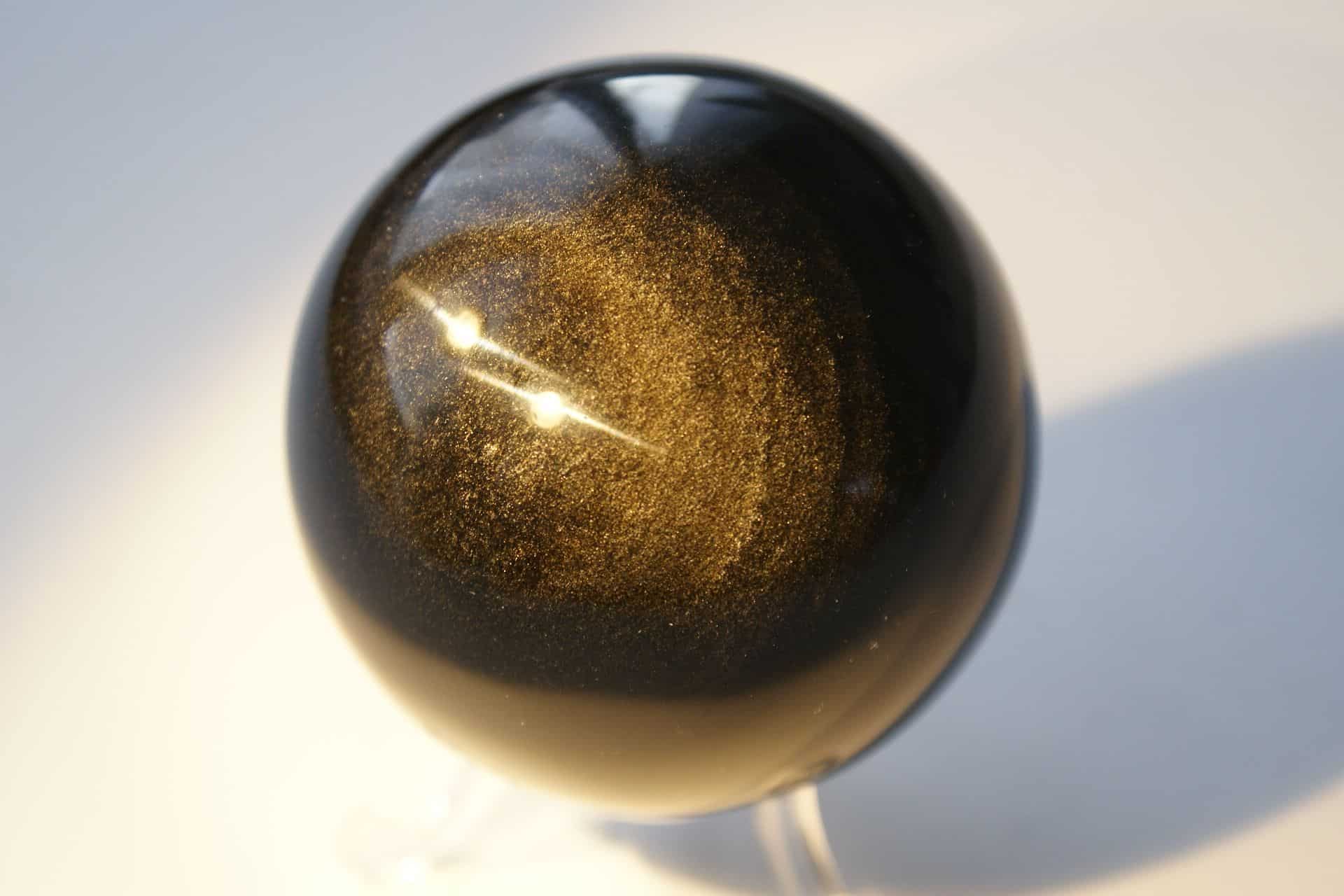 obsidienne doree