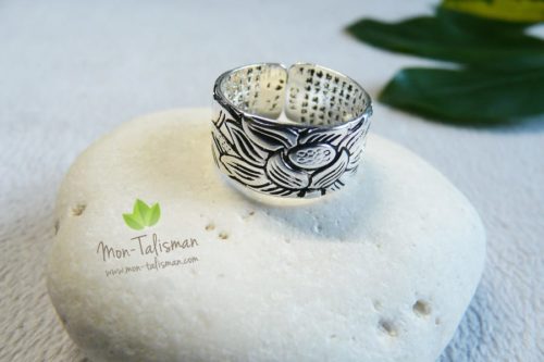 Bague fleur de lotus