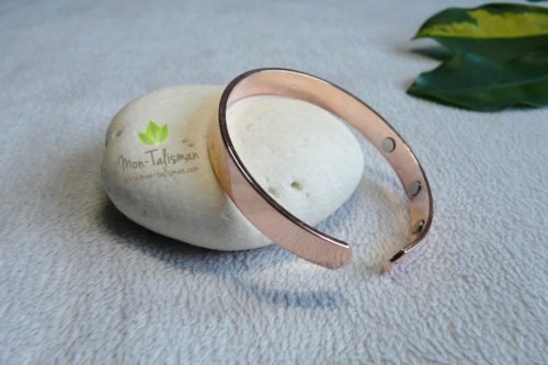 Bracelet en cuivre magnétique