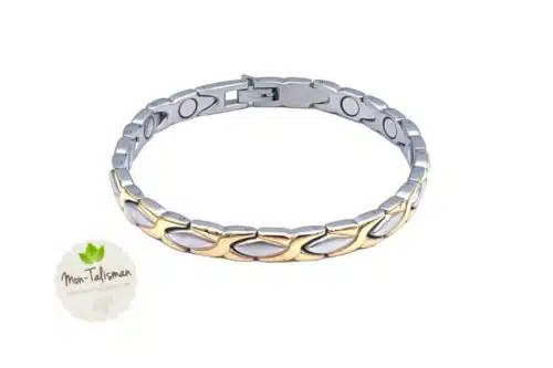 Bracelet magnétique en titane – Élégance et bien-être au poignet